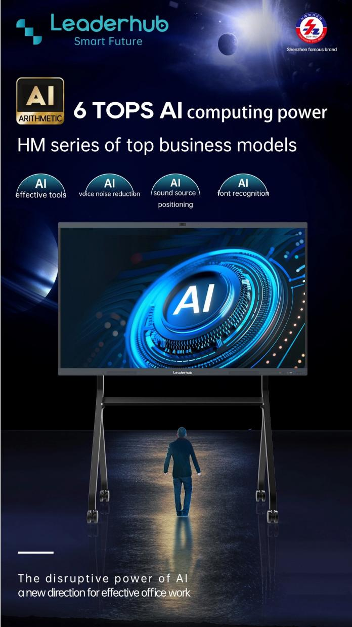 Chinese Brands Go Global! Leaderhub Wins 2025 MUSE International Design Gold Award 3 leaderhub smart board